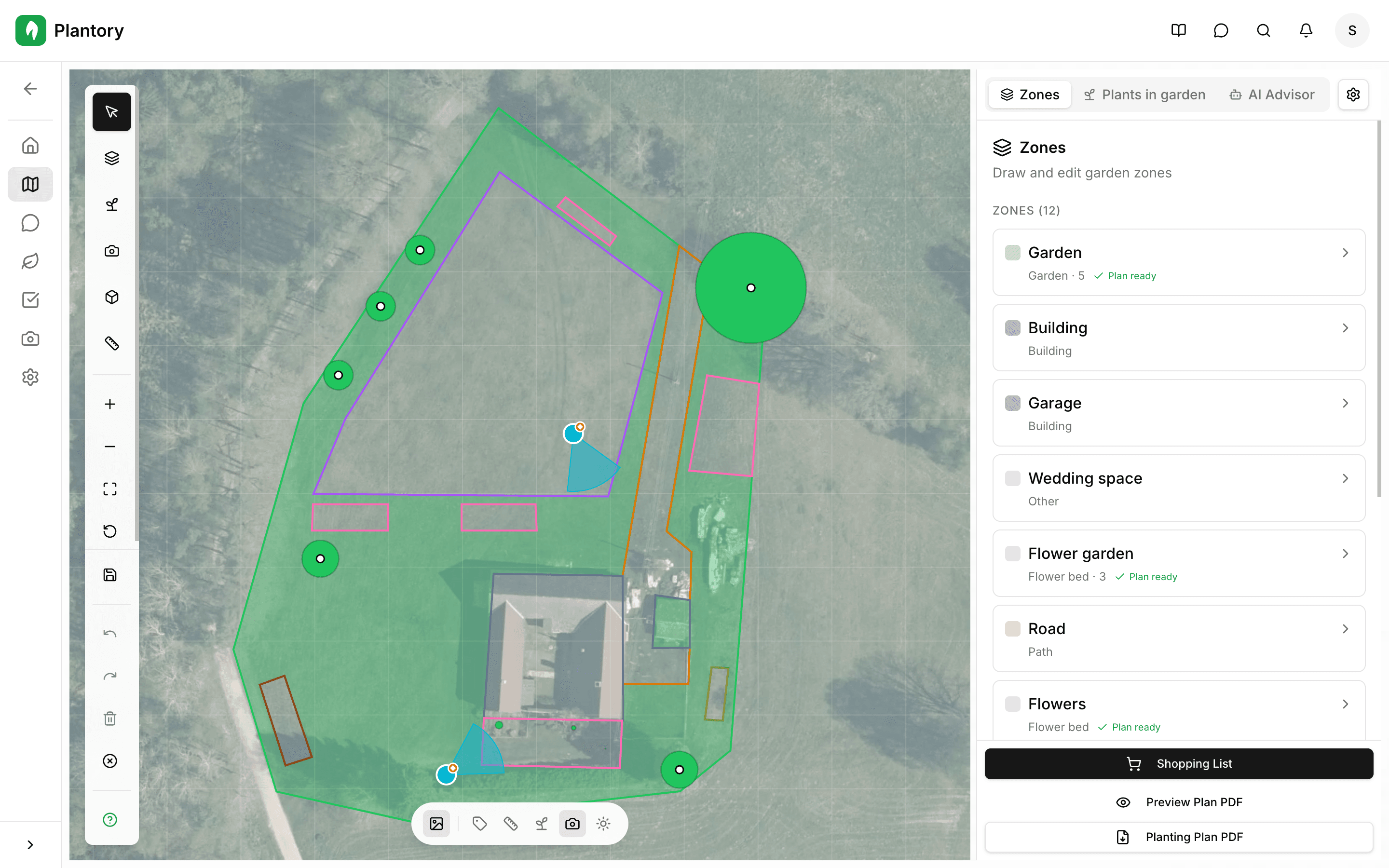 Dialog di generazione della visualizzazione con opzioni